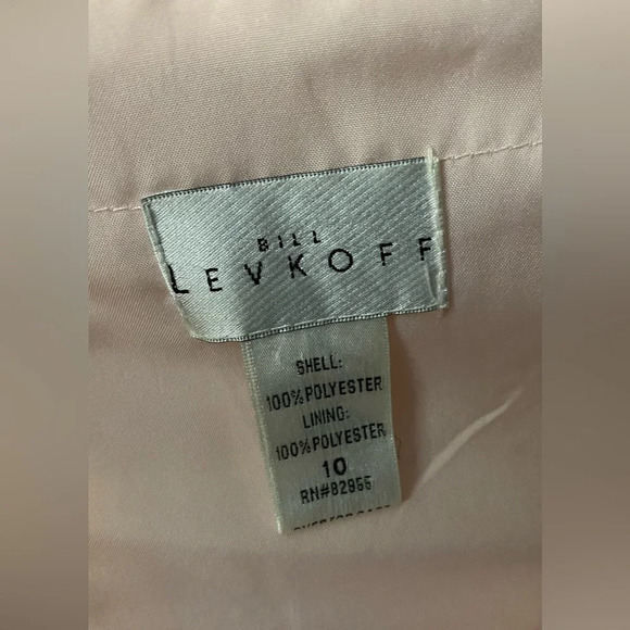 Bill Levkoff Pink One Shoulder Dress Size 10 - Picture 6 of 6